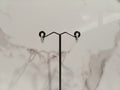 Moissanite Sterling Silver Hoop Earrings - #6