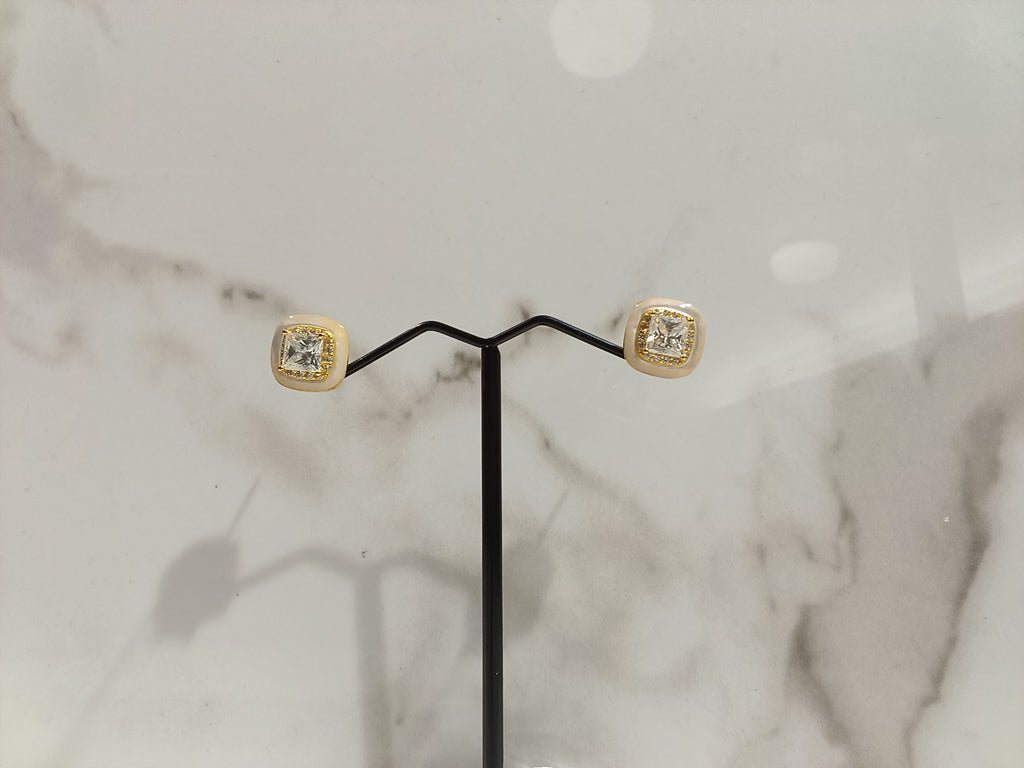 2.0 CT Moissanite Sterling Silver Stud Earrings - #25