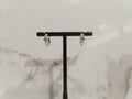 50mm Moissanite Sterling Silver Hoop Earrings - #56