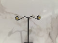 Lemon Yellow Moissanite Sterling Silver Earrings