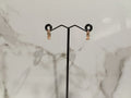 0.45 CT Moissanite Sterling Silver Huggie Hoop Earrings - #85