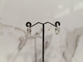 3.0 CT Moissanite Sterling Silver Flower Huggie Earrings - #51