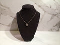 Silver Flower Pendant Necklace - #27