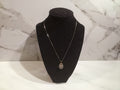 1.0 CT Rose Gold Sterling Silver Teardrop Necklace - #50