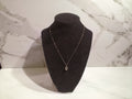 Small Oval Sterling Silver Moissanite Necklace