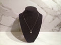 18" Sterling Silver Moissanite Circle Necklace