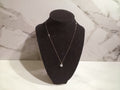 Sterling Silver Moissanite Pear Shape Necklace