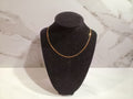 Gold Over Brass Link Chain Necklace
