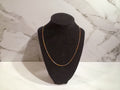 Tri-Color Sterling Silver Chain Necklace