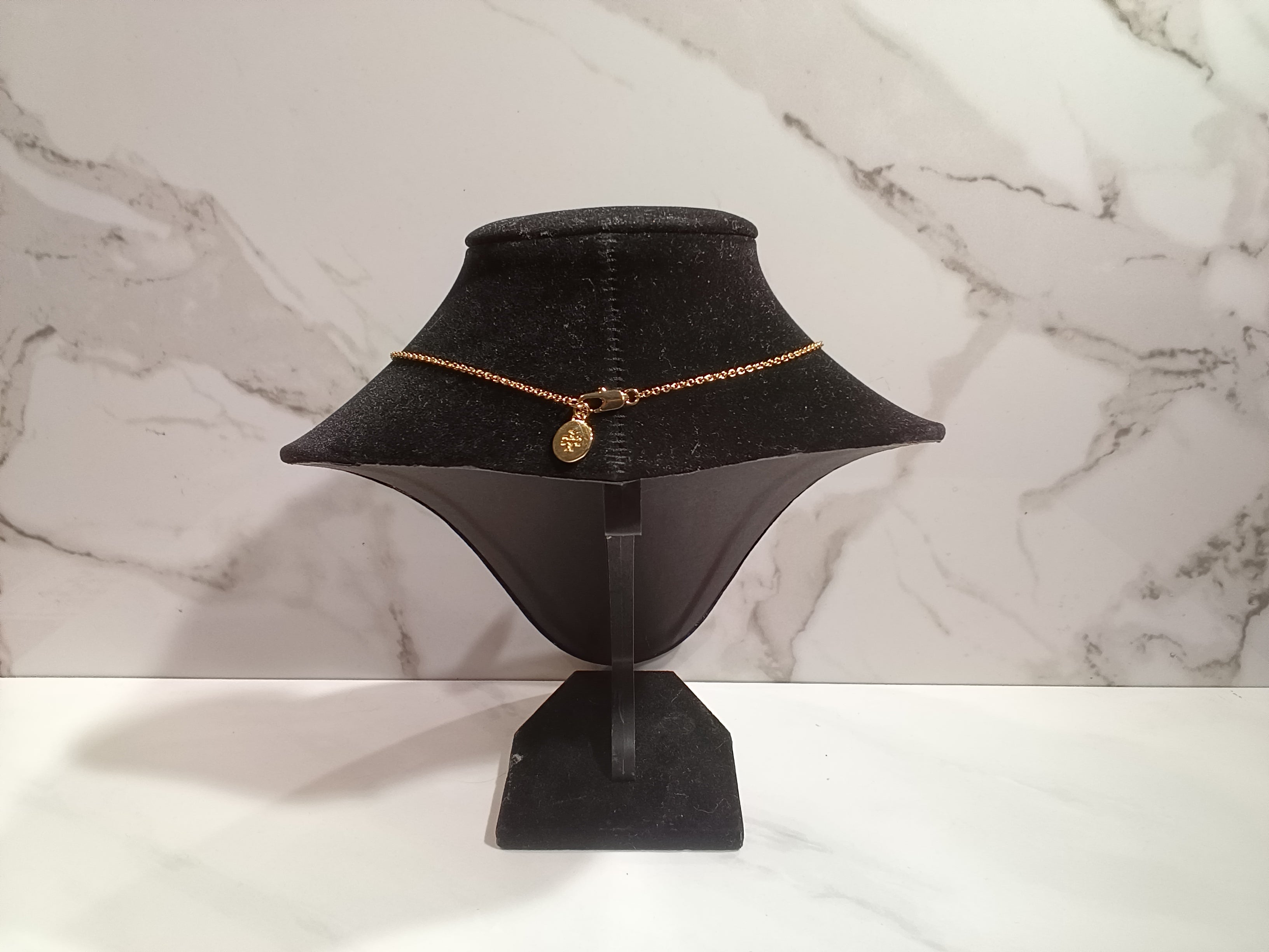 Gold Single Pearl Pendant Necklace
