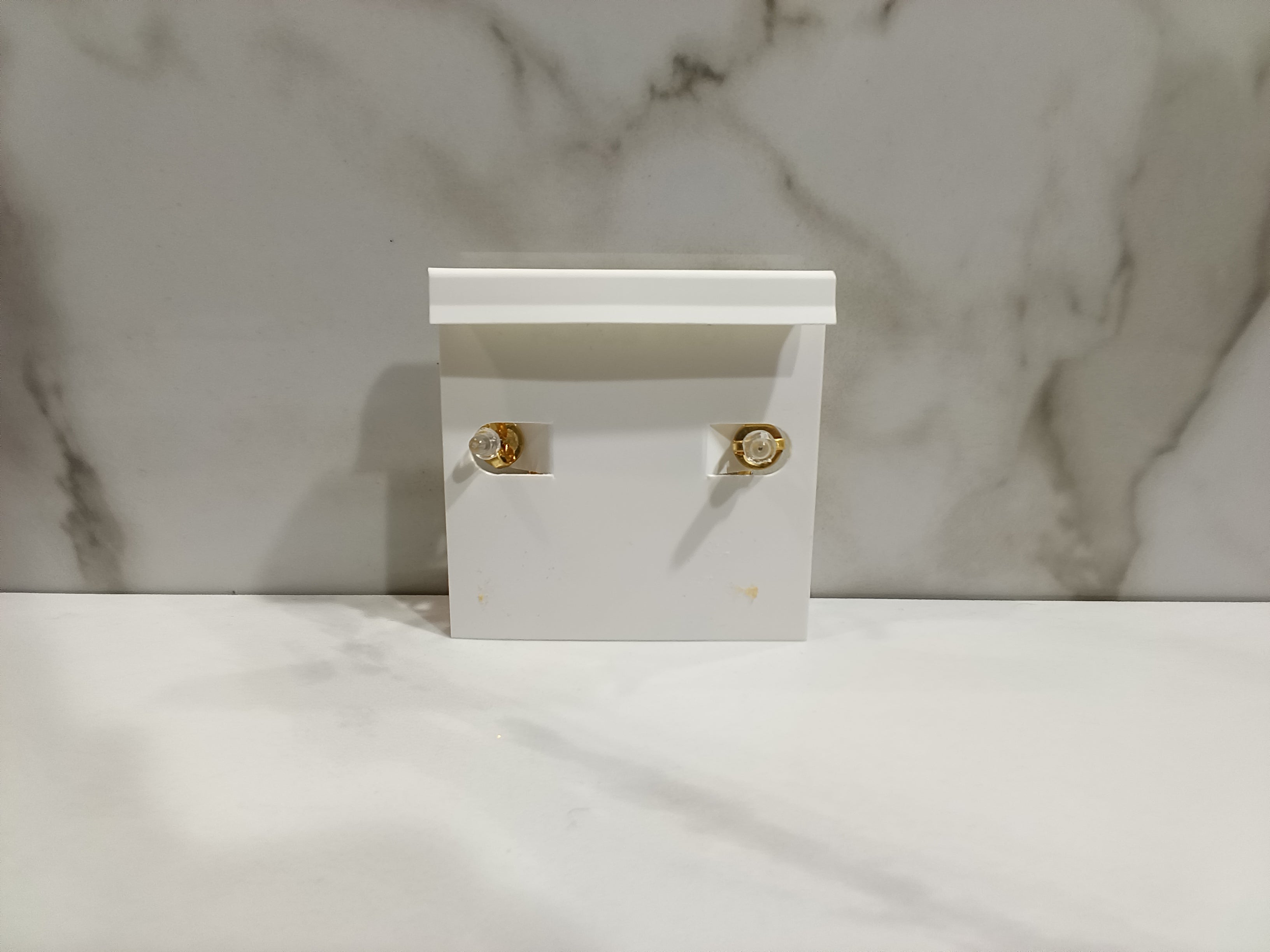 Tory Burch Mother of Pearl Heart Earrings