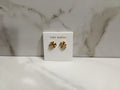 Tory Burch Mother of Pearl Heart Earrings