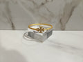Tory Burch Matte Gold Logo Bangle