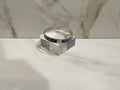 Tory Burch Silver Blue Enamel Bangle