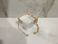Gold Over Brass Elephant Chain Bracelet