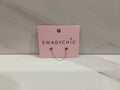 SwagyChic Gold Double Heart Chain Earrings