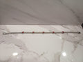 Silver Cuban Link Heart Gem Dog Chain