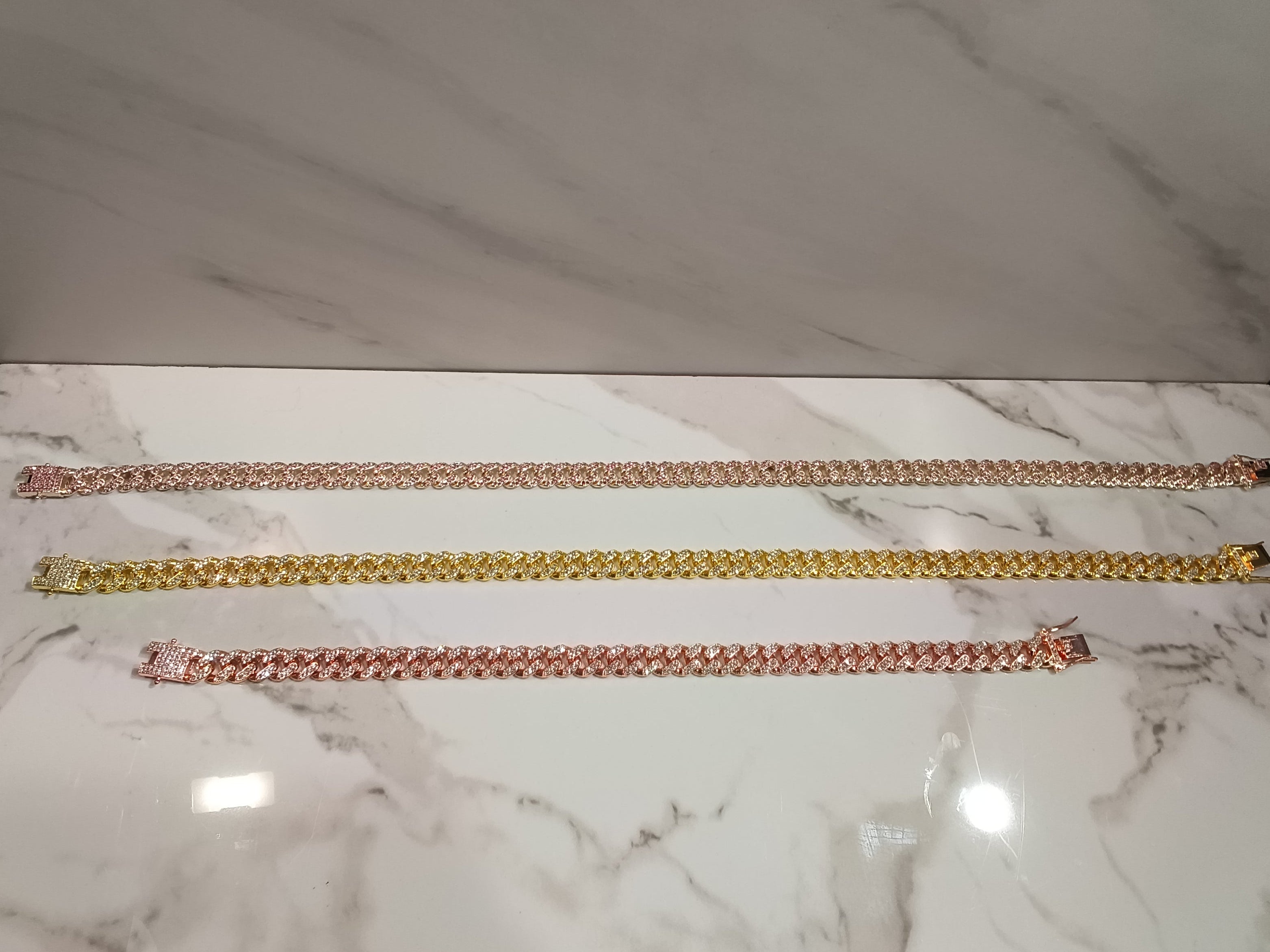 Iced Out Cuban Link Dog Chain