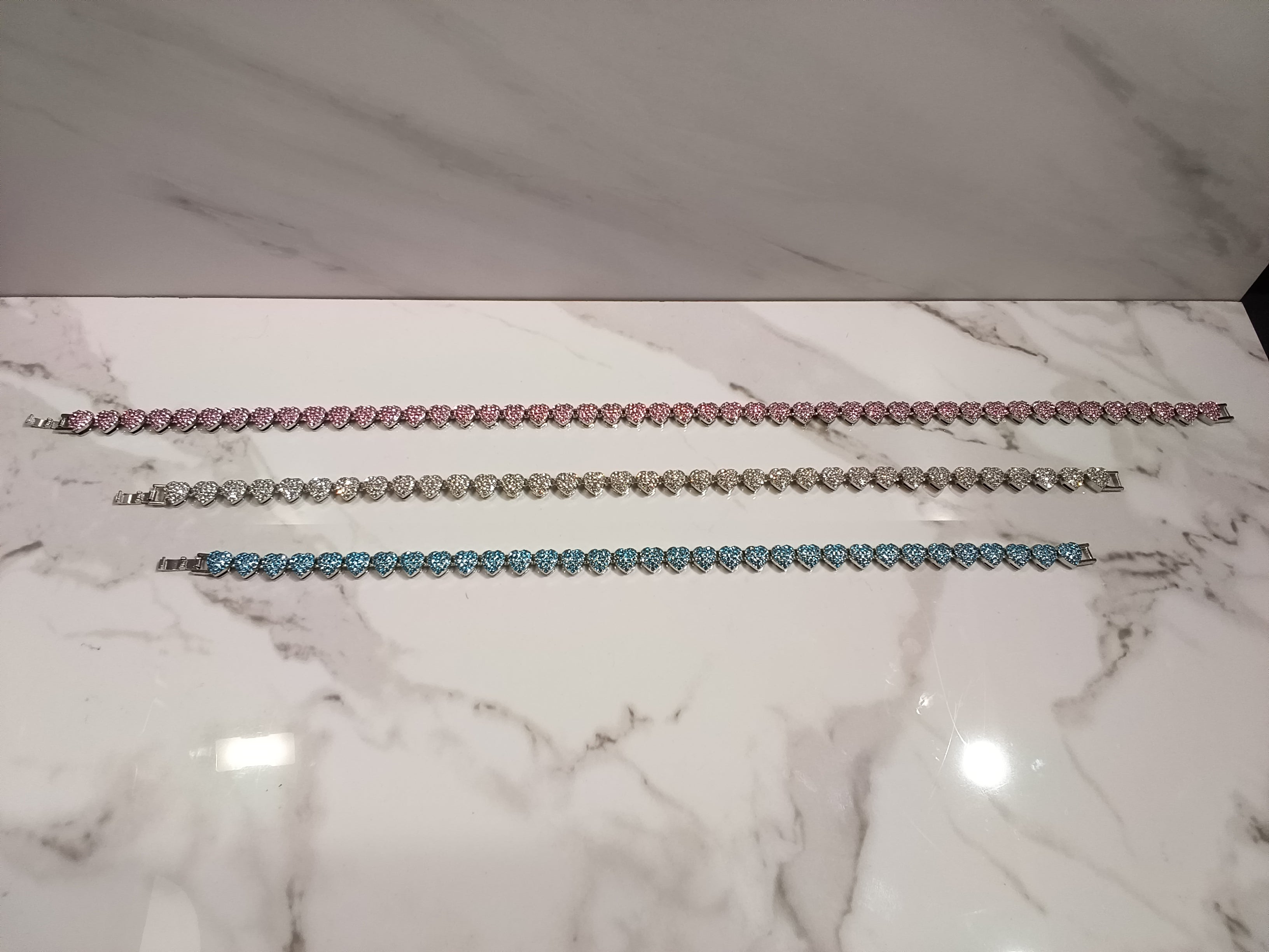 Iced Out All Heart Link Dog Chain Collar
