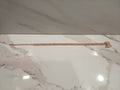 Rose Gold Crystal Bling Bow Dog Collar Chain