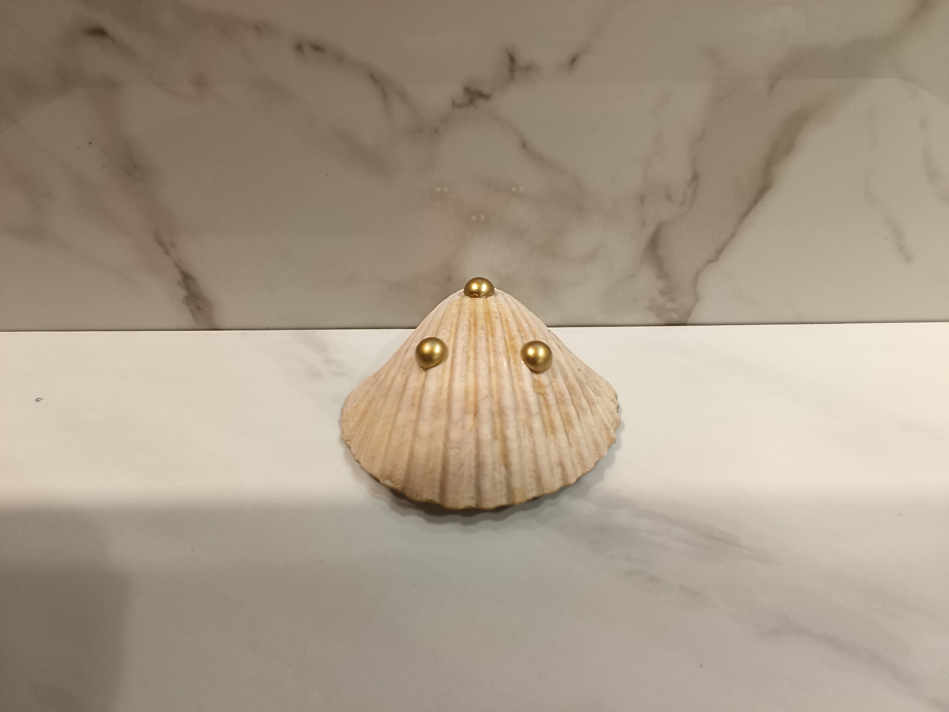 Cat Portrait Oyster Shell Dish