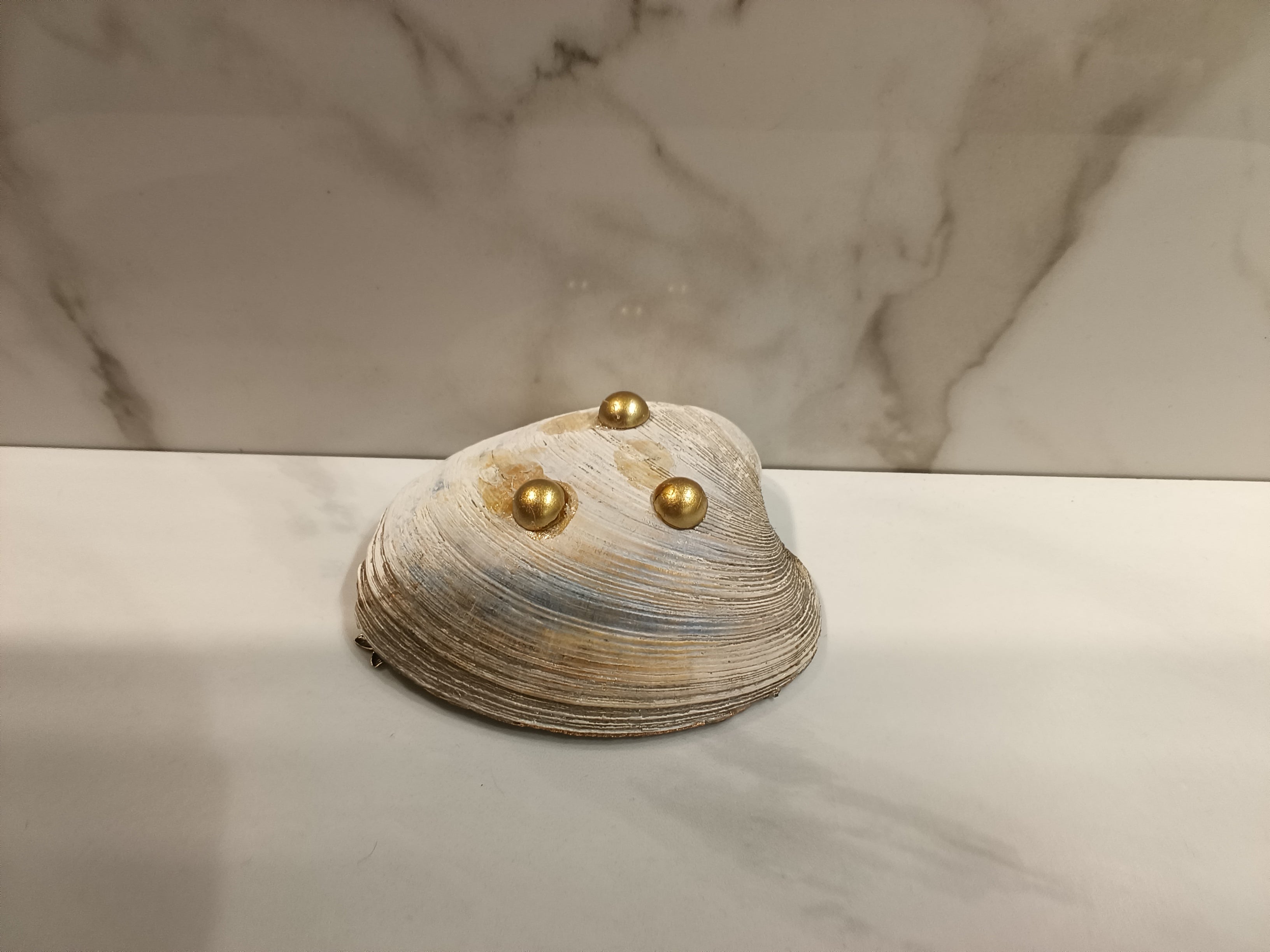 Tropical Botanical Oyster Shell Dish