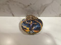 Faith Cross Painted Oyster Shell Art Dish