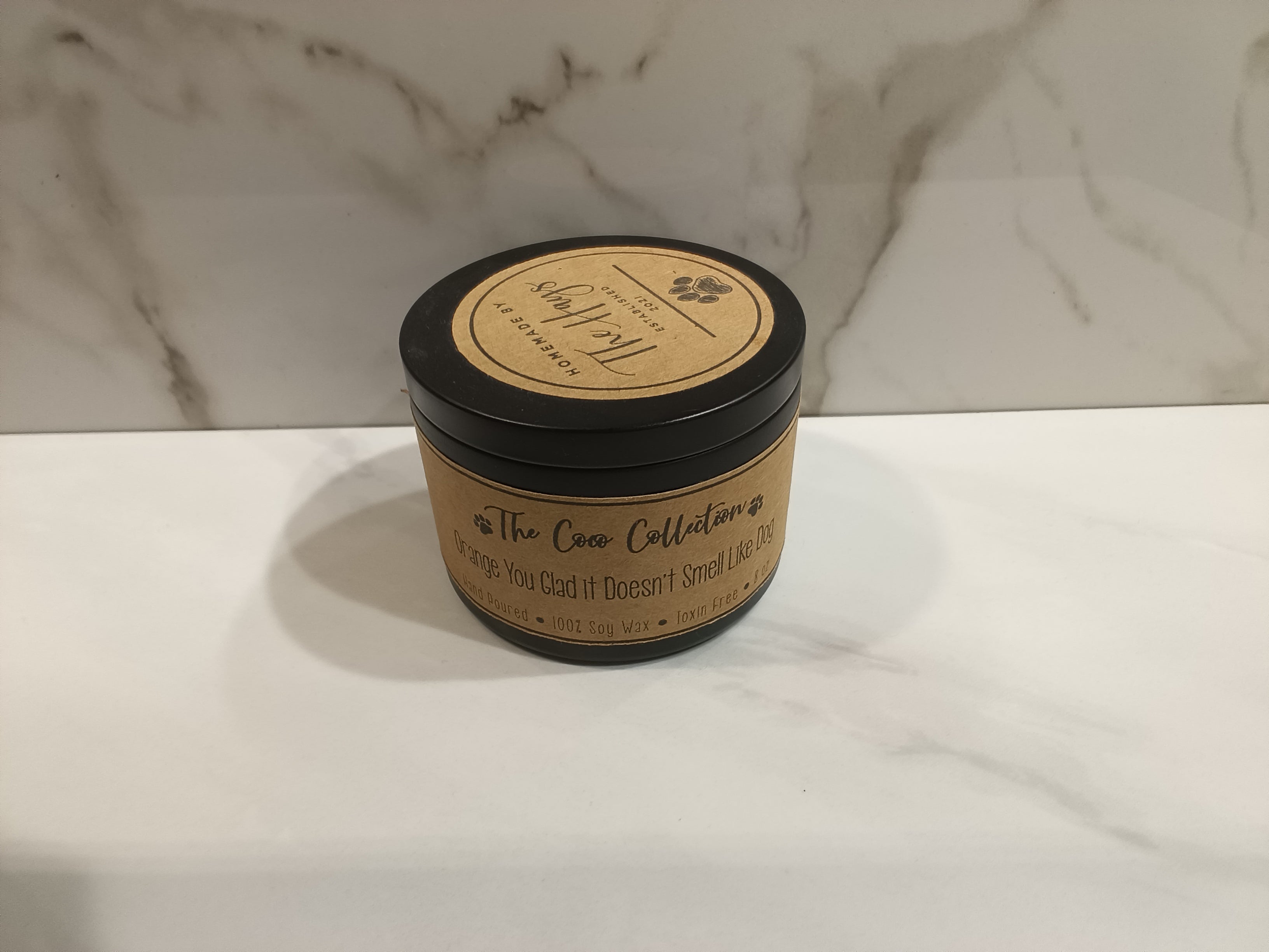 The Coco Collection Tin Candle — Homemade by The Hays