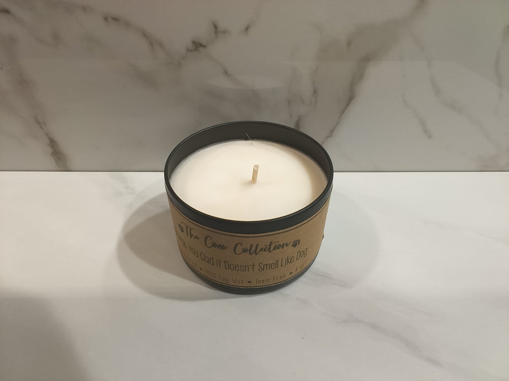 The Coco Collection Tin Candle — Homemade by The Hays